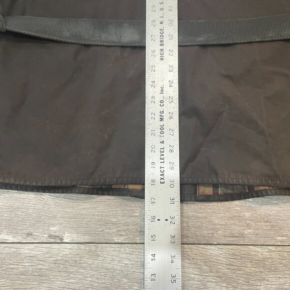 Barbour A7 International Wax Motorbike Jacket Size C44 Brown/Khaki L / XL - Picture 9 of 9